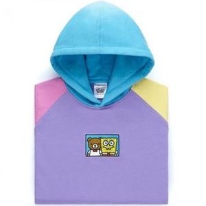 Color Block Hoodie Teddy Fresh x Spongebob
